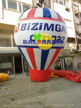 Bizimgaz Reklam Balonu 6 m